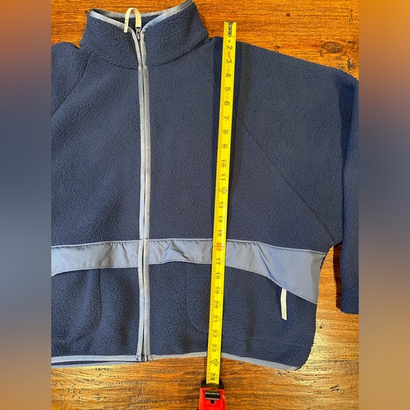 NWT! WOMEN'S NIKE SPORTSWEAR HIGH-PILE SHERPA JACKETS, DIFFUSED BLUE Size XL - Picture 14 of 16